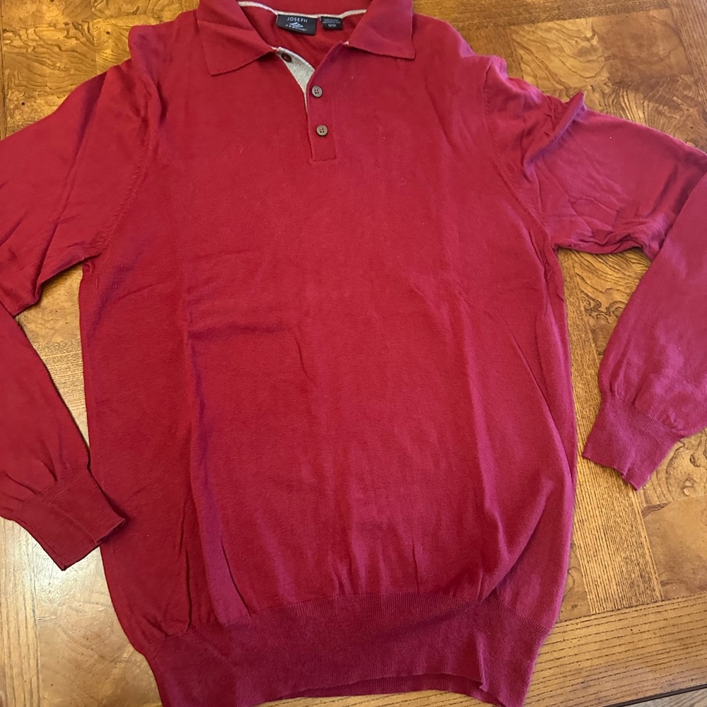 Joseph Abboud Red sweater size M